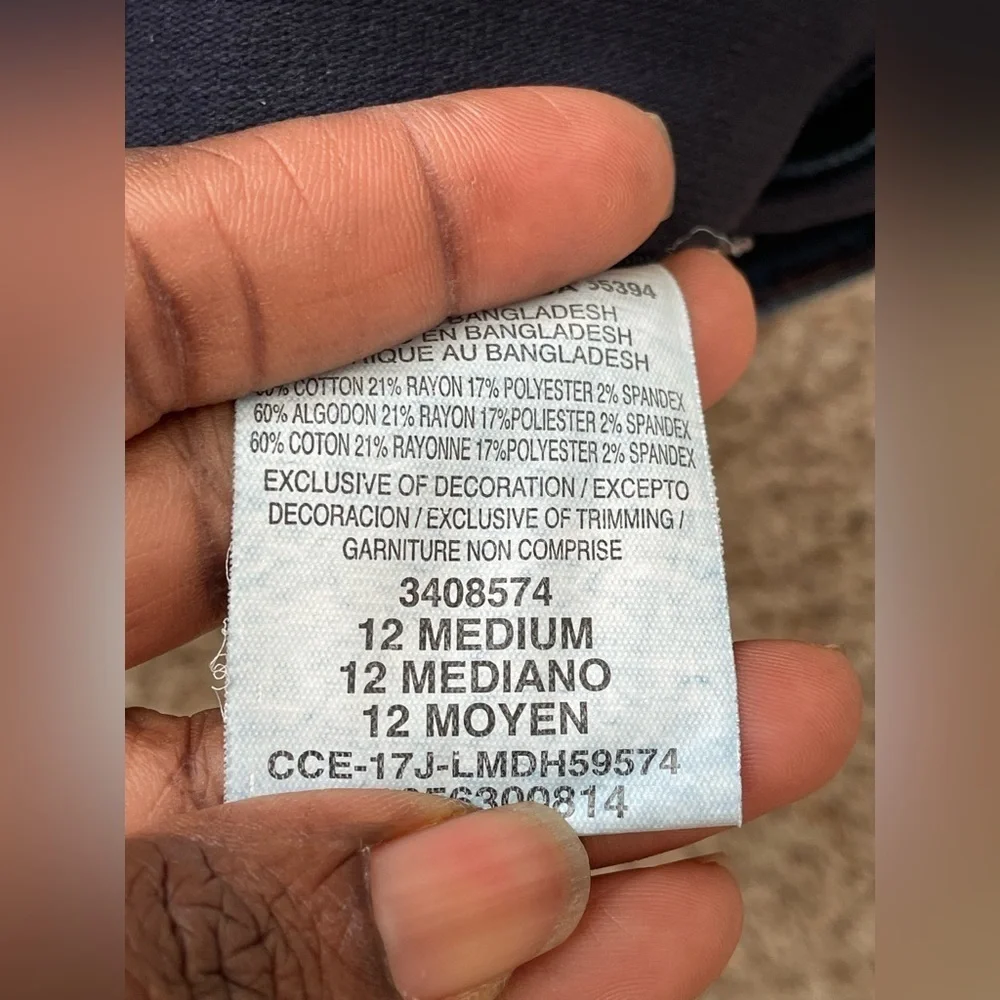 Lee Modern Series Total Freedom Straight Leg Blue Jeans Size 12 - Picture 5 of 11